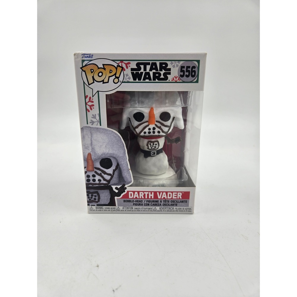 Funko Pop Star Wars Darth Vader Snowman Holiday Vinyl Figure 556 Bobble-Head - Picture 1 of 4